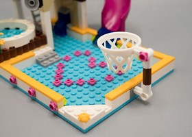 LEGO Friends Heartlake City Pool 41008 with Instructions No Box 99.9% Complete
