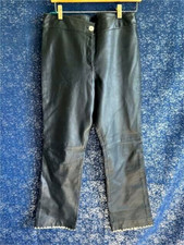 VTG CHATEAU ROBERT SOFT LEATHER PANTS PASHMINA WITH SILK SZ 8