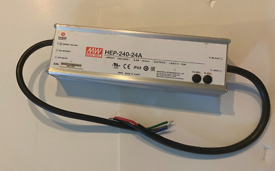 MEAN WELL HEP-240-24A Power Supply (Output 24VDC 10A) - Prepaid Shipping