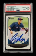 Joey Gallo Signed 2013 Bowman Draft Top Prospects #TP5 Rookie Card RC Auto PSA B