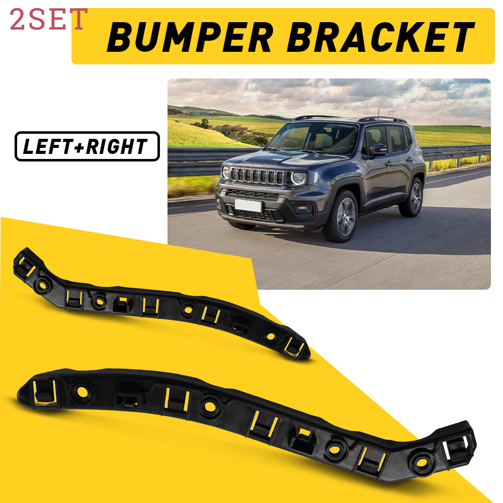 2set Fits 2015-2022 Jeep Renegade Front Driver and Passenger Side Bumper Bracket