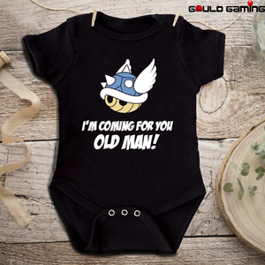 mario onesie baby