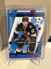 Matt Boldy Limited Blue Future Watch /399 2022-23 Upper Deck SP Authentic Hockey