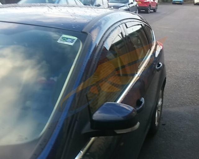 Heko Tinted Wind Deflectors for Ford Focus Mk3 Hatchback Saloon 2011