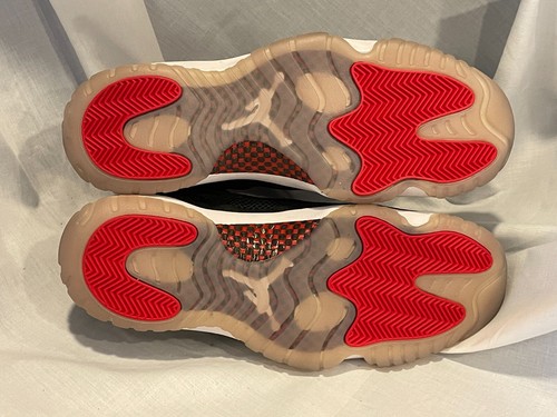 Air Jordan 11 Retro Low IE Bred Mens 11 Black True Red Multicolor 919712 023 - Picture 6 of 7