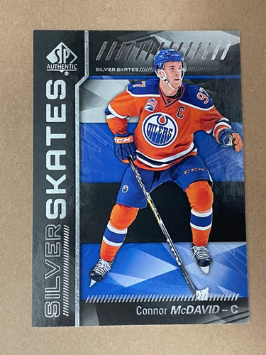 Connor McDavid #SS-CM 2016 SP Authentic Silver Skates card