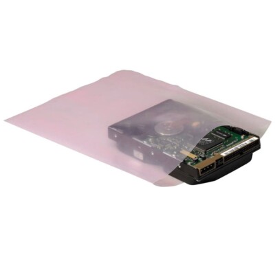 Anti Static Shielding Bags 10 x 14'' 6 Mil Open End Flat Pink (Pack of 450) 