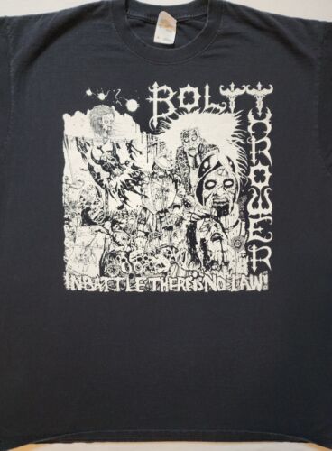 BOLT THROWER 'In Battle There Is No Law!' T-Shirt Size X-LARGE - Picture 1 of 2