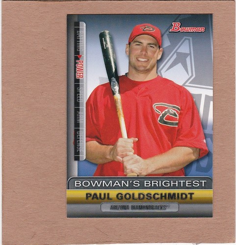 2011 Bowman - Bowman's Brightest #BBR4 Paul Goldschmidt (RC) Rookie NM SEE SCAN - Picture 1 of 2