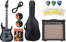 Ibanez GRG121PAR-KBF E-Gitarre Deep Dusk Burst Flat Starter Set Combo Tasche