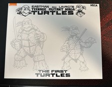 SDCC 2024 Exclusive NECA The First TMNT Turtles 2-Pack Sketch NEW Sealed