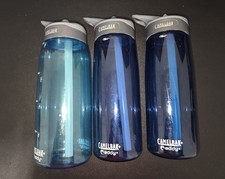CamelBak Eddy Water Bottles Blue Lot Of 3 2 750ml 1 1000ml