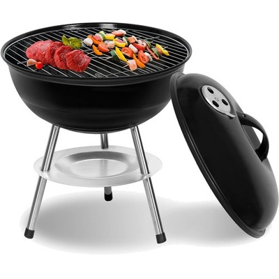 Holzkohlegrill Tragbar Camping Garten Picknick Außenbereich 34cm