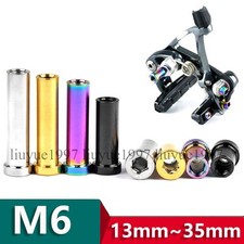Titanium M6 Brake Caliper Mount Recessed Pivot Bolt Nut 13mm-35mm for Fork Frame