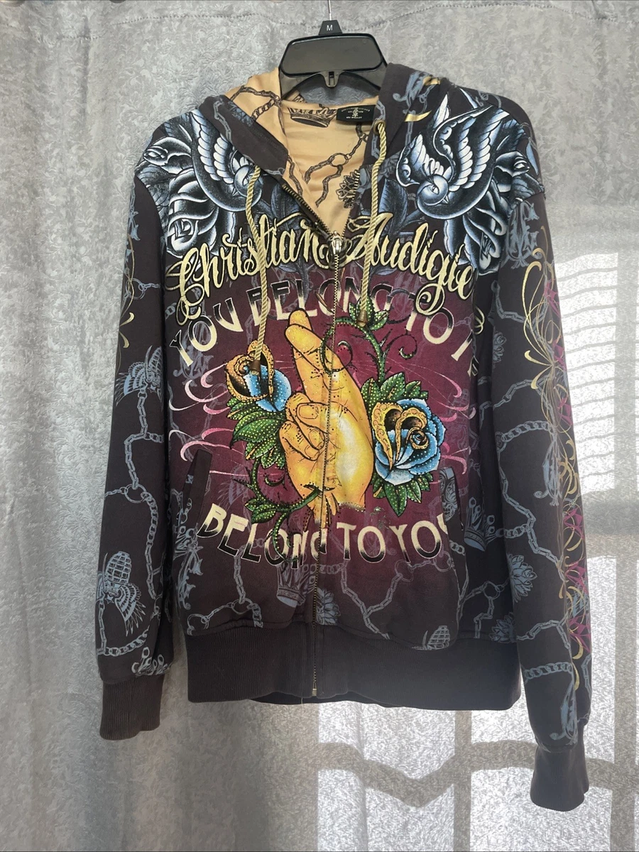 Christian Audigier Hoodie Hoodies & Sweatshirts for Men for Sale