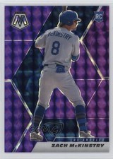 2021 Panini Mosaic Rookie Purple Mosaic Prizm 3/49 Zach McKinstry #211 2g0