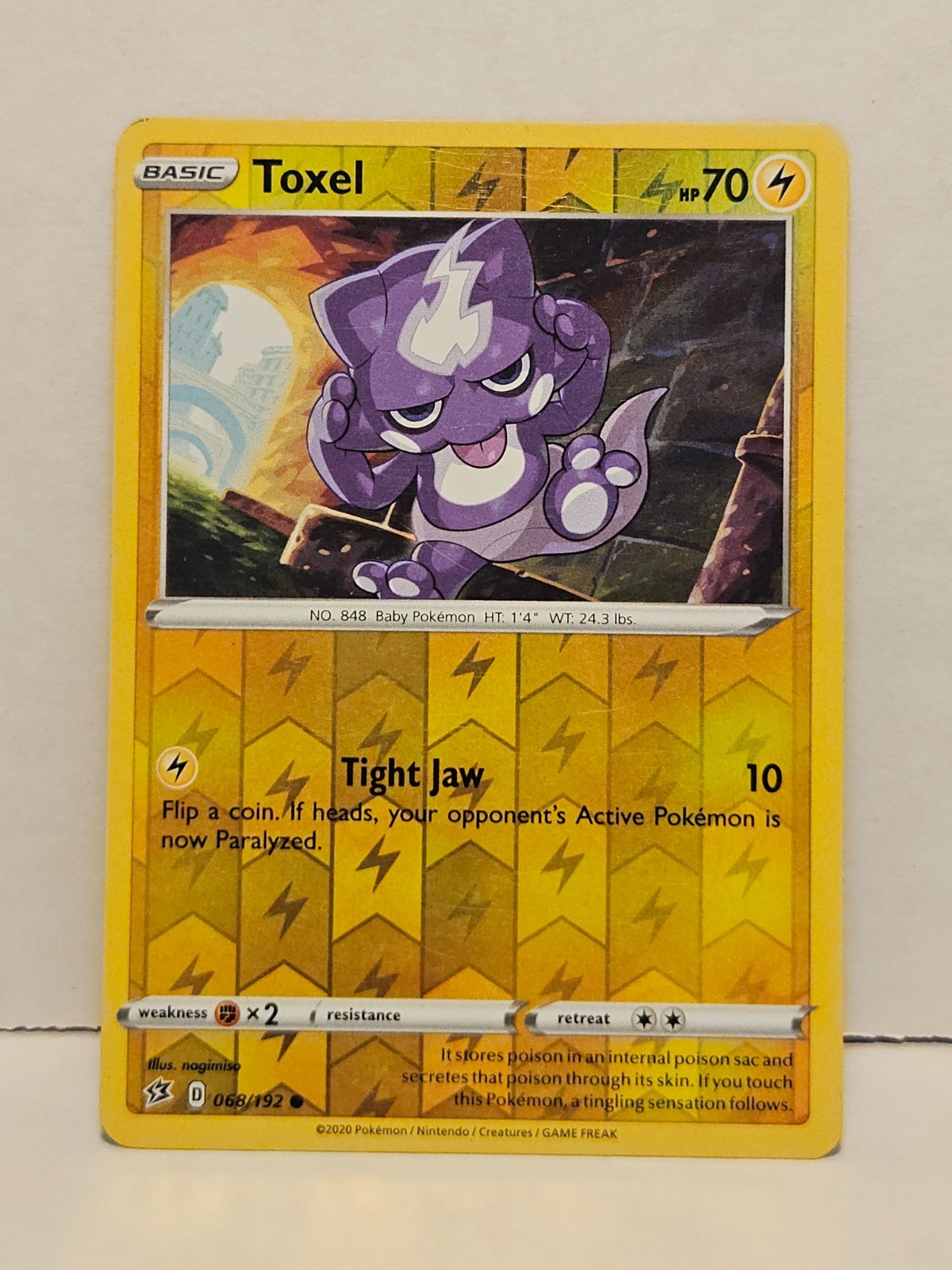 Toxel 68/192 Reverse Holofoil Rebel Clash LP