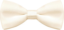 Kids Bow Tie Classic Solid Color Satin Bow Tie Adjustable Neck Bowtie for Kids W