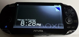 Sony Playstation Vita PS Vita PCH-1001 Handheld Game System Black Tested Works