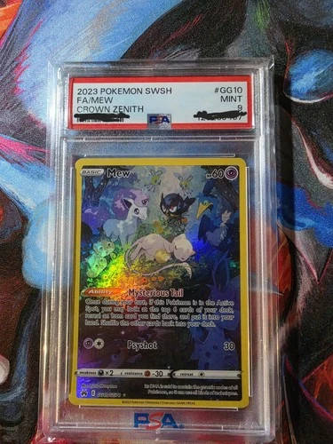 Pokémon Mew GG10 Crown Zenith Galarian Gallery Ultra Rare Full Art Holo 2023 PS…