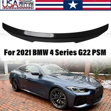 For 2021+ BMW M4 & 4 Series 430i xDrive Glossy Black Rear Trunk Spoiler Wing