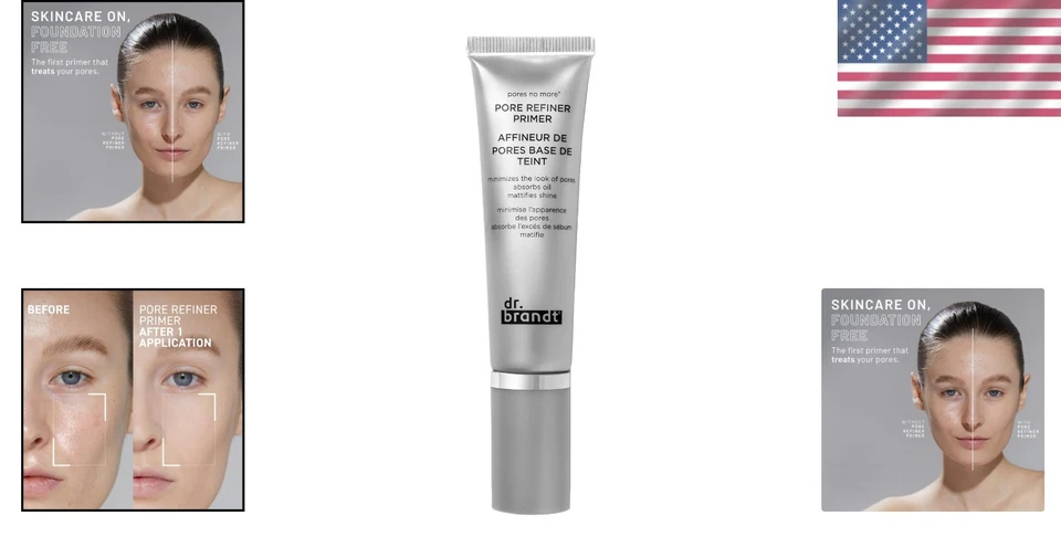 Dr. Brandt Pores No More Primer - Lightweight Pore Minimizer for Oily Skin - Image 2 of 4
