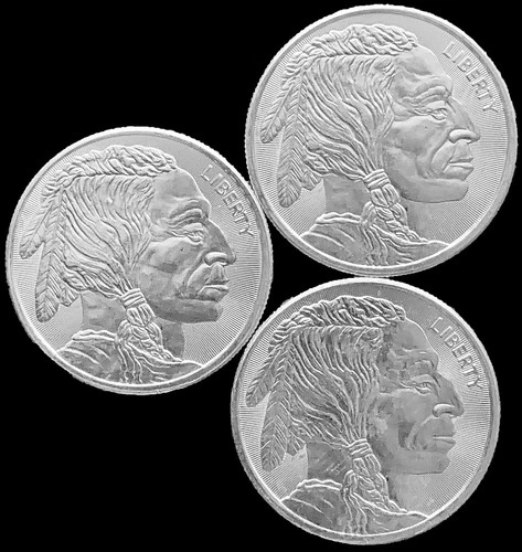 Buffalo / Indian Head 1oz Round Trio PLUS FREE 2006-S US Mint Proof Set