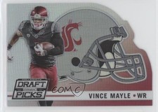 2015 Prizm Collegiate Draft Picks Helmet Die-Cut Vince Mayle #50 Rookie RC 1s8