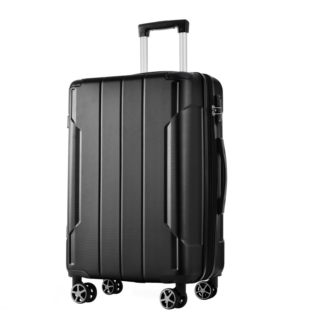 Hardshell Luggage, Lightweight Durable ABS Suitcase with Double Spinner Wheels