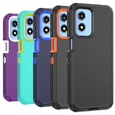 For Motorola Moto G Play 2024 4G Case Hybrid Heavy Duty Rugged Shockproof