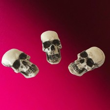 Skull Guitar Pots tuning Knob fits Fender Strat Stratocaster Punk USA Made 9PK3