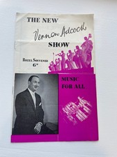 Rare 1960s Vernon Adcock Show at Rozel, Weston-super-Mare programme