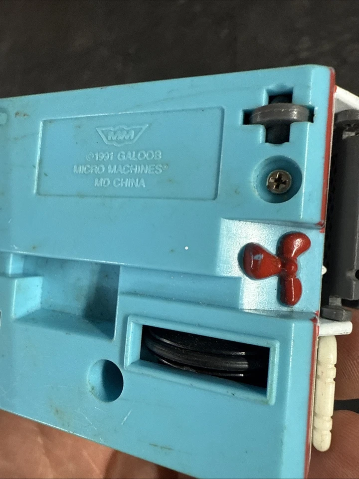 Винтажный 1991 Galoob микро машина отсек паром транспортер паром неполный FT6 - Изображение 3 из 3