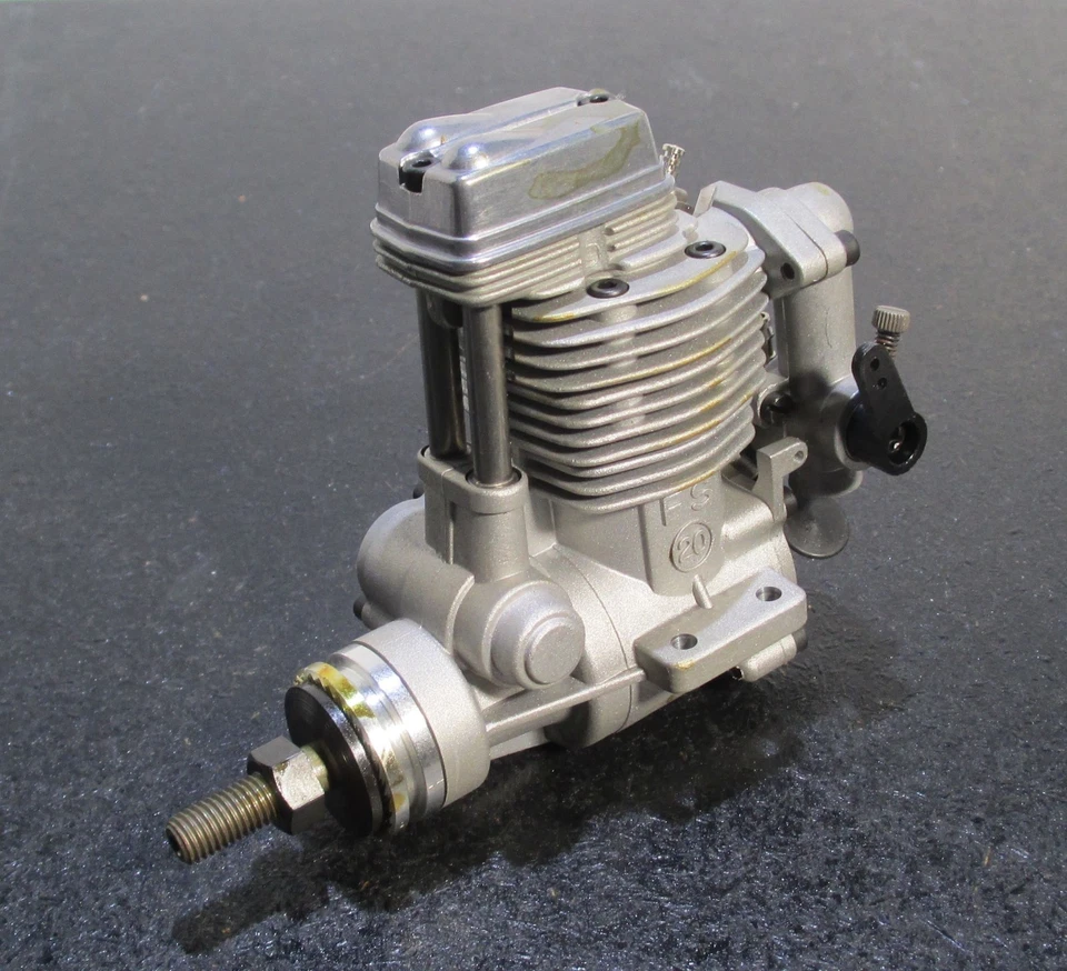 O.S. FS-20 3.56cc 4-cycle glow engine for R/C airplanes New f/s - Image 3 of 4