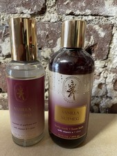 Bath and Body Works Vanilla Nutmeg Essential Oil Mist , Body Wash  Foam Bath