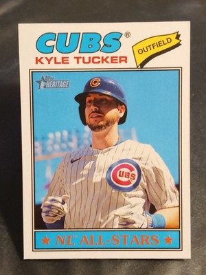 2026 Topps Heritage ⭐NL All-Stars⭐ #187 Kyle Tucker - Cubs