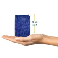 Seidenbänder Kordel 4Mm X 25M Blau Halbach ÖKo-Tex Made In Germany