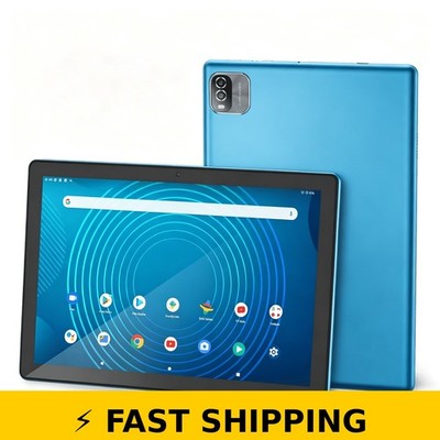 Baken Android 14 Tablet 10.1'' IPS Touch Screen 12GB RAM 64GB Storage Blue