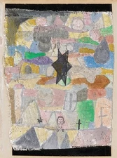 Under a Black Star : 1918 : Paul Klee : Archival Art Print