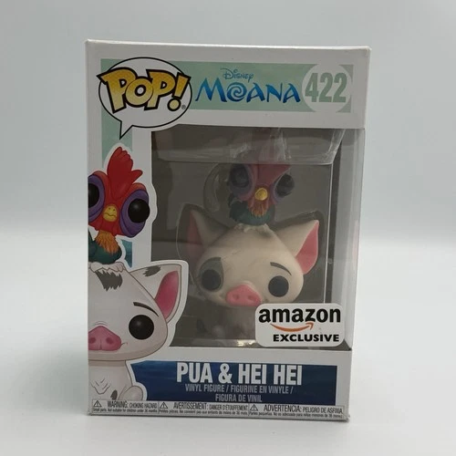 Funko Pop 422 Disney Moana Pua & Hei Hei Amazon Exclusive Vinyl Figure *New