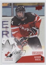 2015 Upper Deck Team Canada Juniors Exclusives 66/199 Mathew Barzal #93 0c3