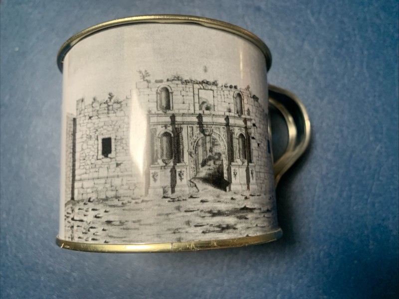 NEW Alamo souvenir Cup Metal