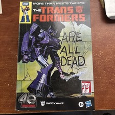 Transformers Generations 40th Anniversary Comic Edition Shockwave Action Figure