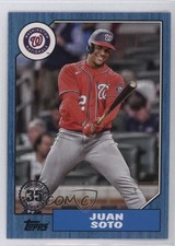 2022 Topps Update 1987 Topps Baseball Blue Juan Soto #87TBU-22 15v7