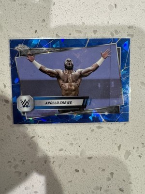 Apollo Crews Sapphire 2025 TOPPS CHROME WWE #114
