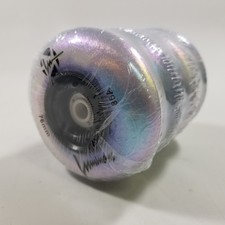 Luminous BLACK PEARL 76mm 85A LED Light Up Inline Skates Wheels 4 Pack 