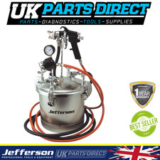 Jefferson Air-Fed Industrial Paint Pot System with Accessories (10 Litres)