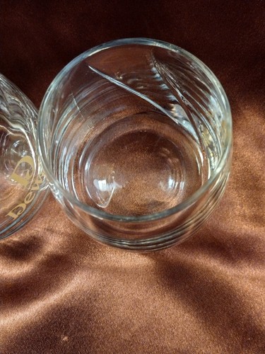 2 New Dewar's Scotch Whiskey Clear GLASSES Low Ball Bourbon Old Fashioned Rare - Picture 7 of 14