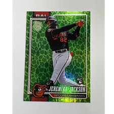 Topps 2026 Series 1 Jeremiah Jackson #277 Rookie Baltimore Orioles Baseball Card. rookie card picture