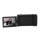 Black 5K Digital Camera For Photography 80MP HD 18X Digital Zoom Mirrorless KIT